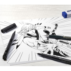 Alternative view of PITT ARTIST PEN MANGA STARTER SET FABER-CASTELL