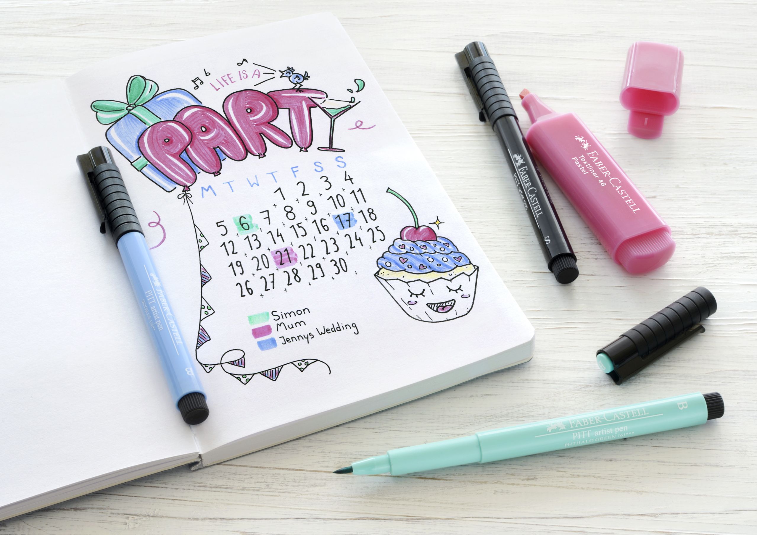 SET BULLET JOURNALING 9 BUC FABER-CASTELL - imagine 3