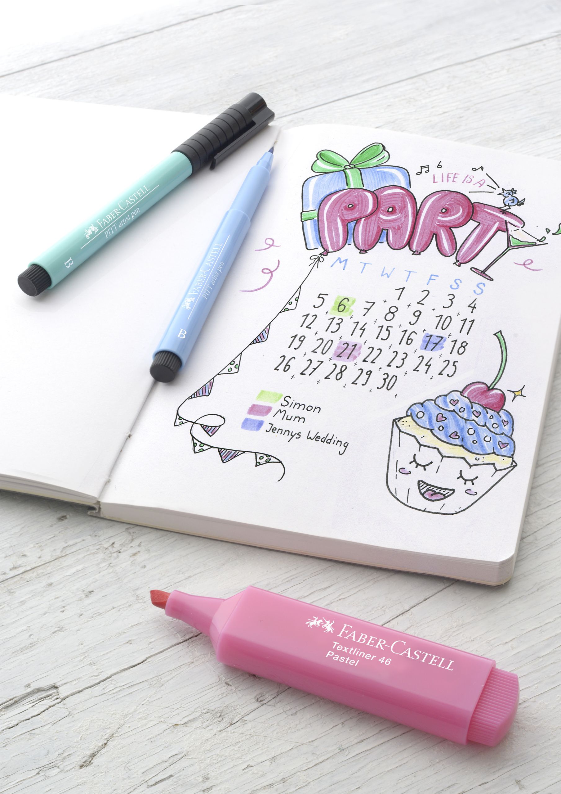 SET BULLET JOURNALING 9 BUC FABER-CASTELL - imagine 5
