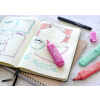 TEXTMARKER ROZ PASTEL 1546 FABER-CASTELL - imagine 4