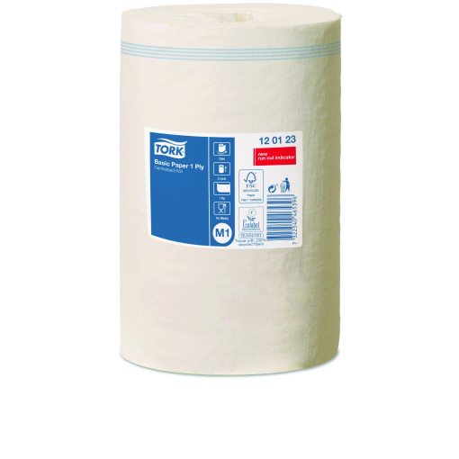 Prosop TORK Mini Jumbo, 1 strat, 21.5cm x 120m, 11 role/bax - alba