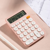 CALCULATOR BIROU 12DIG PLASTIC FASHION EM124 ROZ DELI - imagine 3