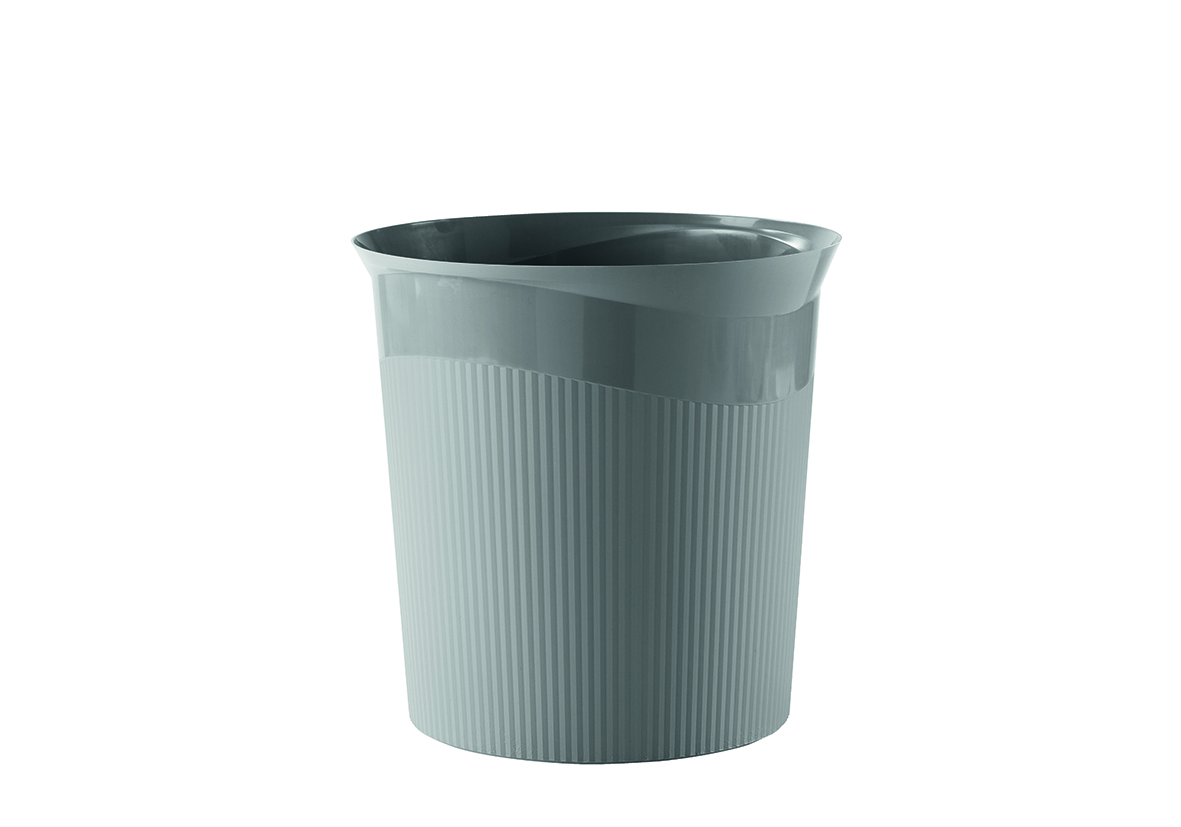Cos de birou pentru hartii, 13 litri, HAN Re-Loop - gri inchis
