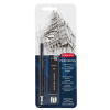 Creion mecanic metalic DERWENT Professional, HB 0.7 mm, rezerve mine si radiere incluse, negru