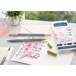 Alternative view of MARKER SOLUBIL 2 CAPETE SET 6 BUC LETTERING GOLDFABER FABER-CASTELL