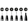 PITT ARTIST PEN SET 6 BUC 0.05, 0.1, 0.3, 0.5, 0.7, 0.15 FABER-CASTELL - imagine 2