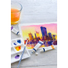 TEMPERA ACUARELE 12 CULORI 9ML + PALETA FABER-CASTELL - imagine 4