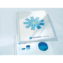 Alternative view of COPERTI PLASTIC A4 150 MICRONI TRANSPARENTE 100/TOP GBC