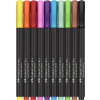 BRUSH PENS BLACK EDITION SET 10 CULORI FABER-CASTELL - imagine 3