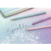 CREION GRAFIT B SPARKLE BLEU OCEAN METALIZAT 2023 FABER-CASTELL - imagine 4