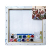 PANZA PREDESENATA PE SASIU 30*30CM FLORI SF ART PIGNA - imagine 2