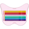 SET CADOU 20 CREIOANE COLORATE SPARKLE BUTTERFLY FABER-CASTELL - imagine 3