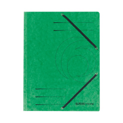 DOSAR CARTON PLIC A4 INCHIDERE ELASTIC VERDE