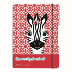 CAIET MY.BOOK FLEX A5 40F DICTANDO, CUTE ANIMALS ZEBRA, ELASTIC NEGRU