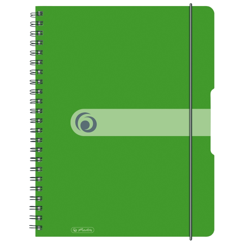 CAIET A4 80F SPIRA PATRATELE EOTG COPERTA PP VERDE OPAC