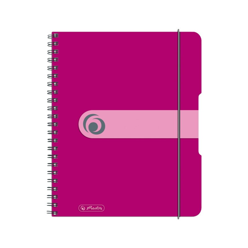 CAIET A5 80F 80G/MP SPIRA PATRATELE EOTG PP FUCSIA OPAC