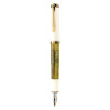 STILOU SOUVERAN M400 F TORTOISESHELL PENITA AUR 14K+ACCESORII PLACATE AUR ALB/VERDE