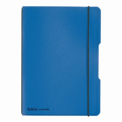 CAIET MY.BOOK FLEX A5 40F 80G/MP DICTANDO ALBASTRU ELASTIC NEGRU