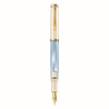 STILOU CLASSIC M200 F PASTEL BLUE PENITA OTEL+ACCESORII PLACATE AUR 24K CUTIE CADOU