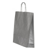 PUNGA HARTIE MANER RASUCIT 32 x 12 x 41 CM ARGINTIU/ALB PAPIROTI