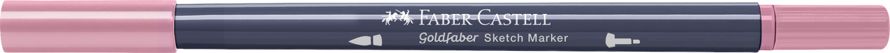 SKETCH MARKER 2 CAPETE ROSE VINTAGE 304 GOLDFABER FABER-CASTELL - imagine 3