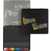 CREIOANE COLORATE 24 CULORI BLACK EDITION CUTIE METAL FABER-CASTELL - imagine 4