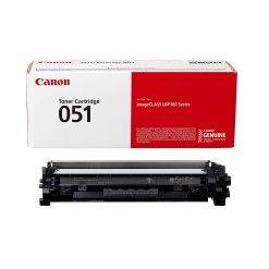 Toner Original Canon Black, CRG-051, pentru LBP 162|MF 264|267|269, 1.7K, (timbru verde 1.2 lei) , "2168C002AA"