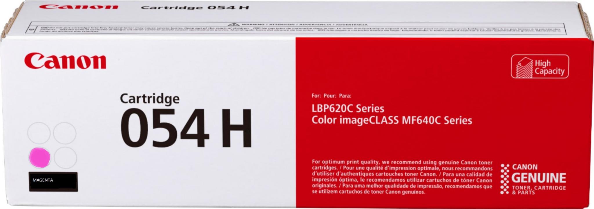 Toner Original Canon Magenta, CRG-054HM, pentru I-Sensys LBP-621|LBP-623|MF-641|MF-643|MF-645, 2.3K, (timbru verde 1.2 lei) , "3026C002AA"