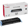 Toner Original Canon Black, CRG-707B, pentru LBP 5000|LBP 5100, 2.5K, (timbru verde 1.2 lei) , "CR9424A004AA"