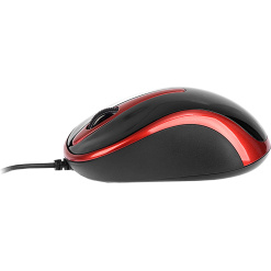 Alternative view of MOUSE A4tech, "N 350", PC sau NB, cu fir, USB, optic, 1000 dpi, butoane/scroll 3/1, , negru / rosu, "N-350-2" (timbru verde 0.18 lei)