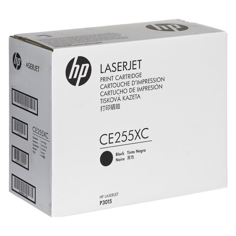 Toner Original HP Black, nr.55J, pentru LaserJet M521|M525|P3010|P3011|P3015P, 14.5K, (timbru verde 1.2 lei) , "CE255JC"