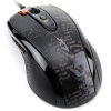 MOUSE A4tech, gaming, cu fir, USB, optic, 3000 dpi, butoane/scroll 4/1, buton selectare viteza, negru, "F5-BK" (timbru verde 0.18 lei) - imagine 2