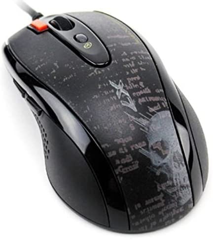 MOUSE A4tech, gaming, cu fir, USB, optic, 3000 dpi, butoane/scroll 4/1, buton selectare viteza, negru, "F5-BK" (timbru verde 0.18 lei) - imagine 2