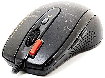 MOUSE A4tech, gaming, cu fir, USB, optic, 3000 dpi, butoane/scroll 4/1, buton selectare viteza, negru, "F5-BK" (timbru verde 0.18 lei) - imagine 3