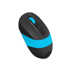 Alternative view of MOUSE A4tech, gaming, wireless, 2.4GHz, optic, 2000 dpi, butoane/scroll 4/1, buton selectare viteza, negru / albastru, "FG10 Blue" (timbru verde 0.18 lei)