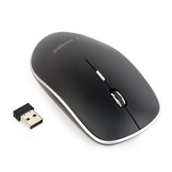 Alternative view of MOUSE GEMBIRD, PC sau NB, wireless, 2.4GHz, optic, 1600 dpi, butoane/scroll 4/1, , negru, "MUSW-4B-01" (timbru verde 0.18 lei)