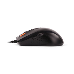 Alternative view of MOUSE A4tech, PC sau NB, cu fir, USB, optic, 1600 dpi, butoane/scroll 7/1, buton selectare viteza, negru, "N-70FX-BK" (timbru verde 0.18 lei)