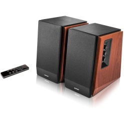 Alternative view of BOXE EDIFIER 2.0, RMS:  66W (2 x 15W, 2 x 18W), bluetooth, telecomanda wireless, volum, bass, treble,  dual RCA, sub-out, brown, "R1700BTS-BR" (timbru verde 11.00 lei)