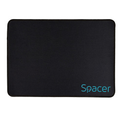Alternative view of MousePAD SPACER gaming, cauciuc si material textil, 450 x 400 x 3 mm, negru "SP-PAD-GAME-L"/ 46500607