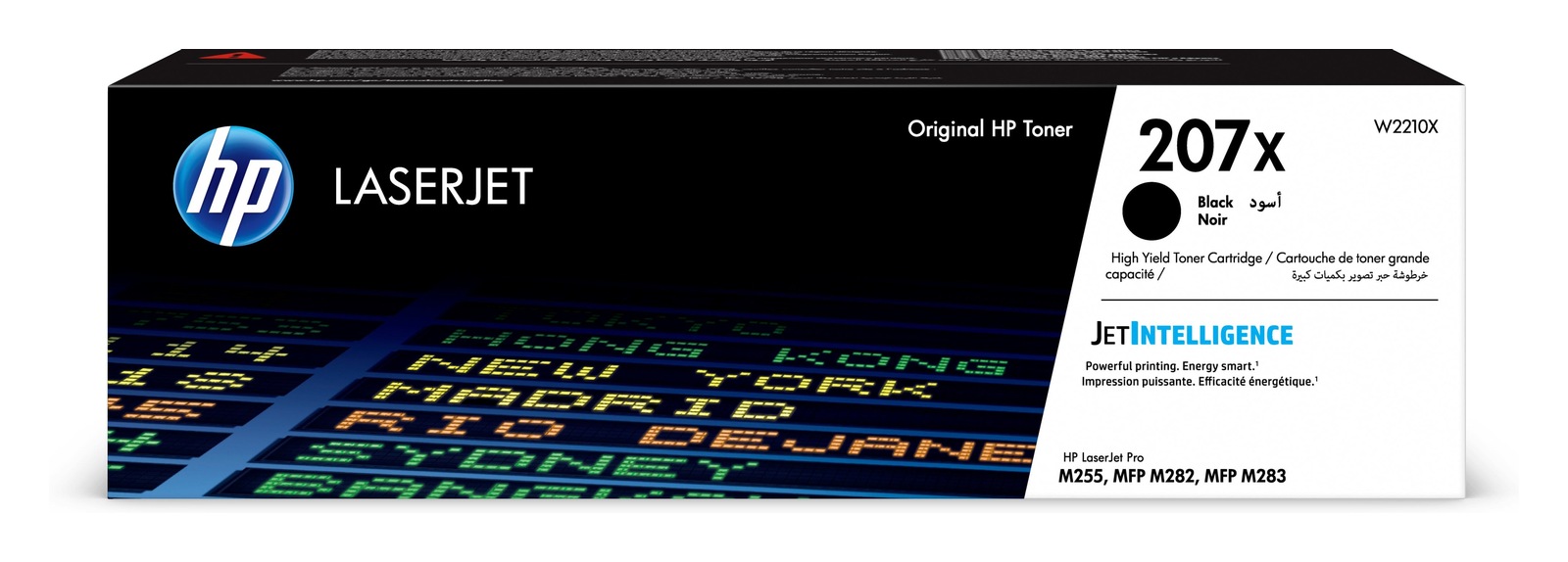 Toner Original HP Black, nr.207X, pentru Color LaserJet Pro M255|M282|M283, 3.15K, (timbru verde 1.2 lei) , "W2210X"