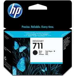 Cartus Cerneala Original HP Black, nr.711, pentru DesignJet T120|T520, 80ml, (timbru verde 0.15 lei), "CZ133A"
