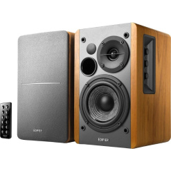 BOXE EDIFIER 2.0, RMS:  42W (2 x 21W), bluetooth, telecomanda wireless, volum, bass, treble, optical, brown, "R1280DBb"   (timbru verde 11.00 lei)