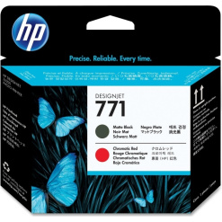 Cap Printare Original HP Matte Black/Chromatic Red, nr.771, pentru DesignJet Z6200, , (timbru verde 0.15 lei), "CE017A"