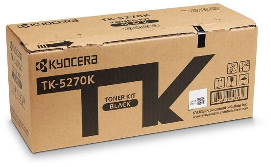 Toner Original Kyocera Black, TK-5270K, pentru ECOSYS M6230|M6630, 8K, (timbru verde 1.2 lei) , "TK-5270K"
