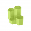 SUPORT BIROU 4 COMPARTIMENTE PLASTIC VERDE ECADA 95104V