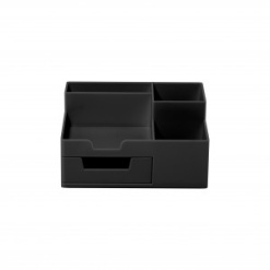 SUPORT BIROU 5 COMPARTIMENTE PLASTIC NEGRU ECADA 95105N