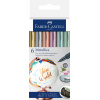 MARKER METALLICS SET 6 BUC FABER-CASTELL