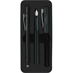 SET STILOU + PIX GRIP 2011 NEGRU FABER-CASTELL