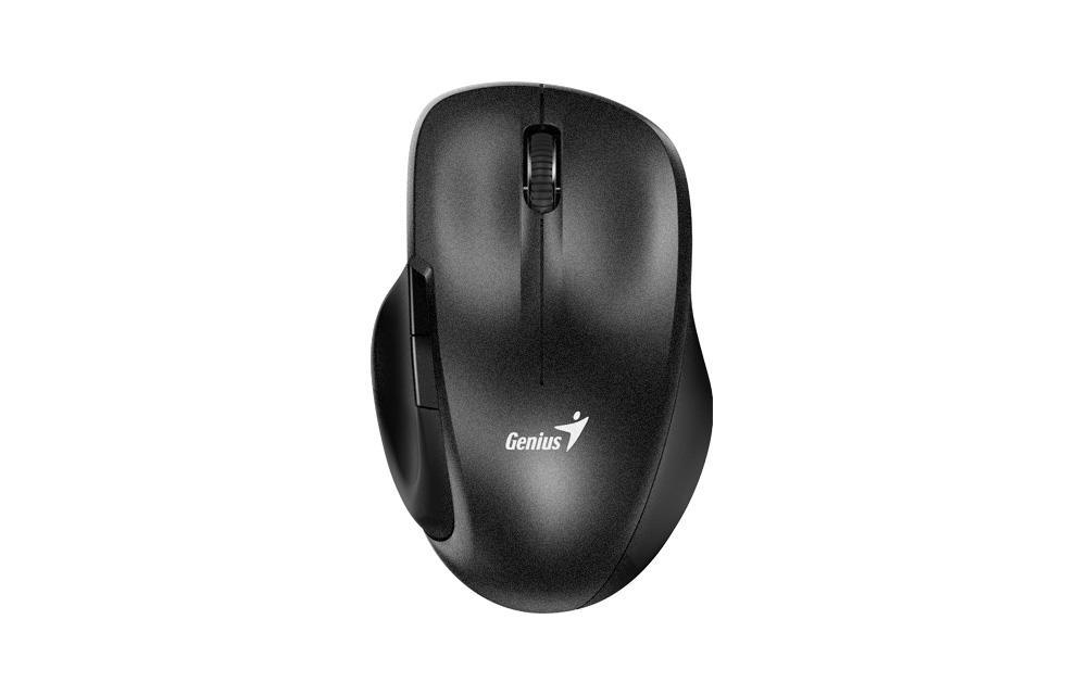 MOUSE Genius, Ergo "NX-8200S", PC sau NB, wireless, 2.4GHz, optic, 1200 dpi, butoane/scroll 5/1, , negru, "31030029400" (timbru verde 0.18 lei)