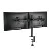 SUPORT de birou LOGILINK, pt 2 TV/monitor plat, diag. max 32 inch, rotatie, inclinare, pivotare, max 8 kg, "BP0098" - imagine 2
